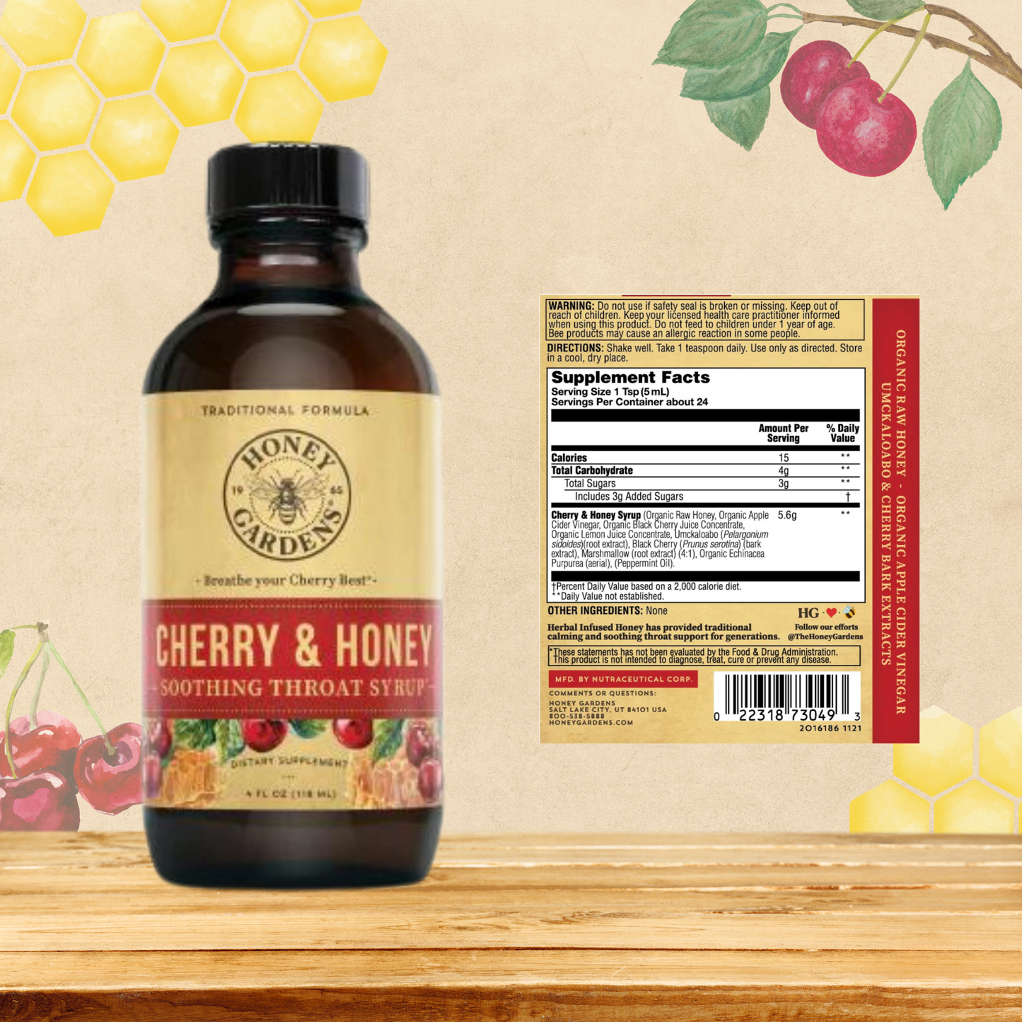 Cherry & Honey Soothing Throat Syrup