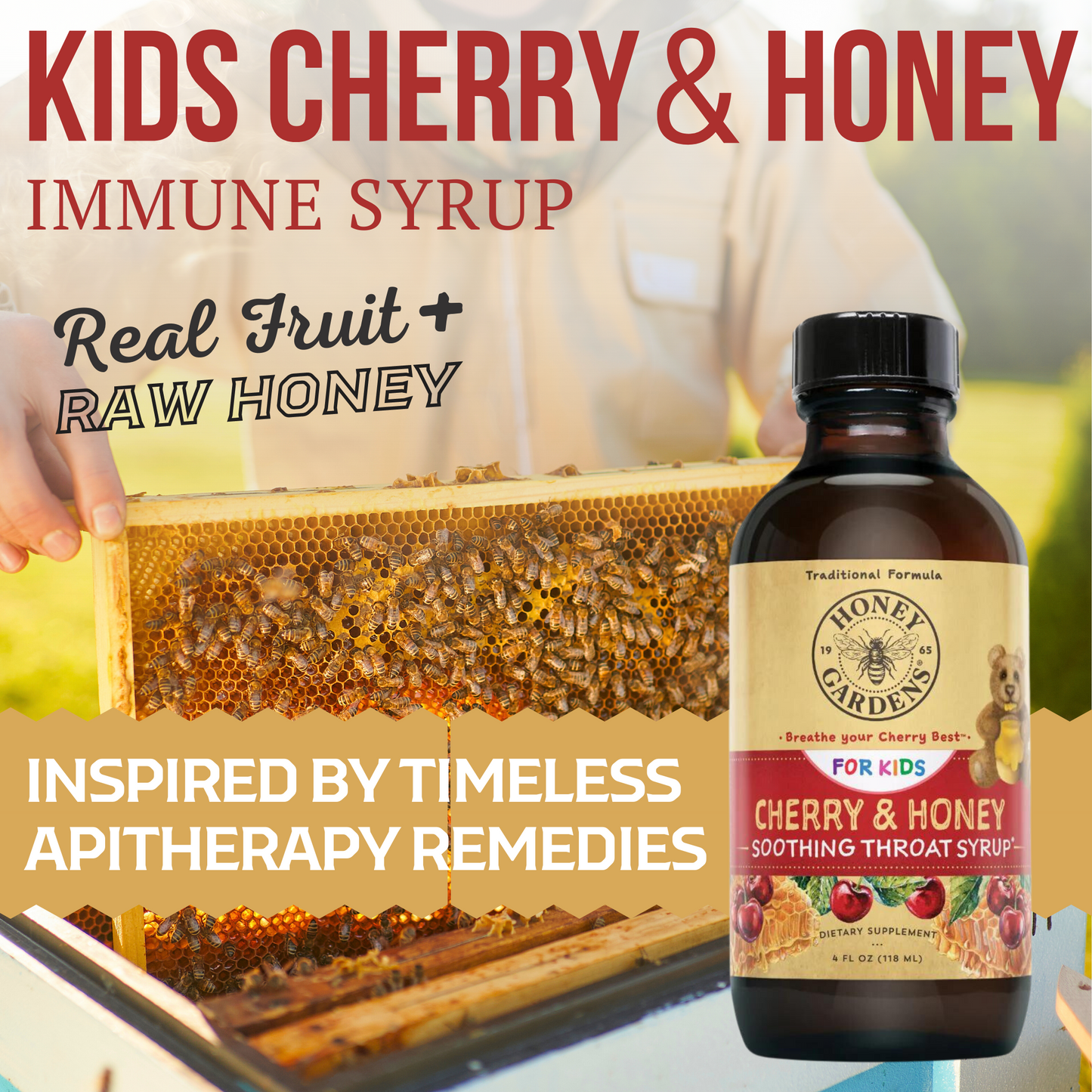 KIDS Cherry & Honey Throat Syrup