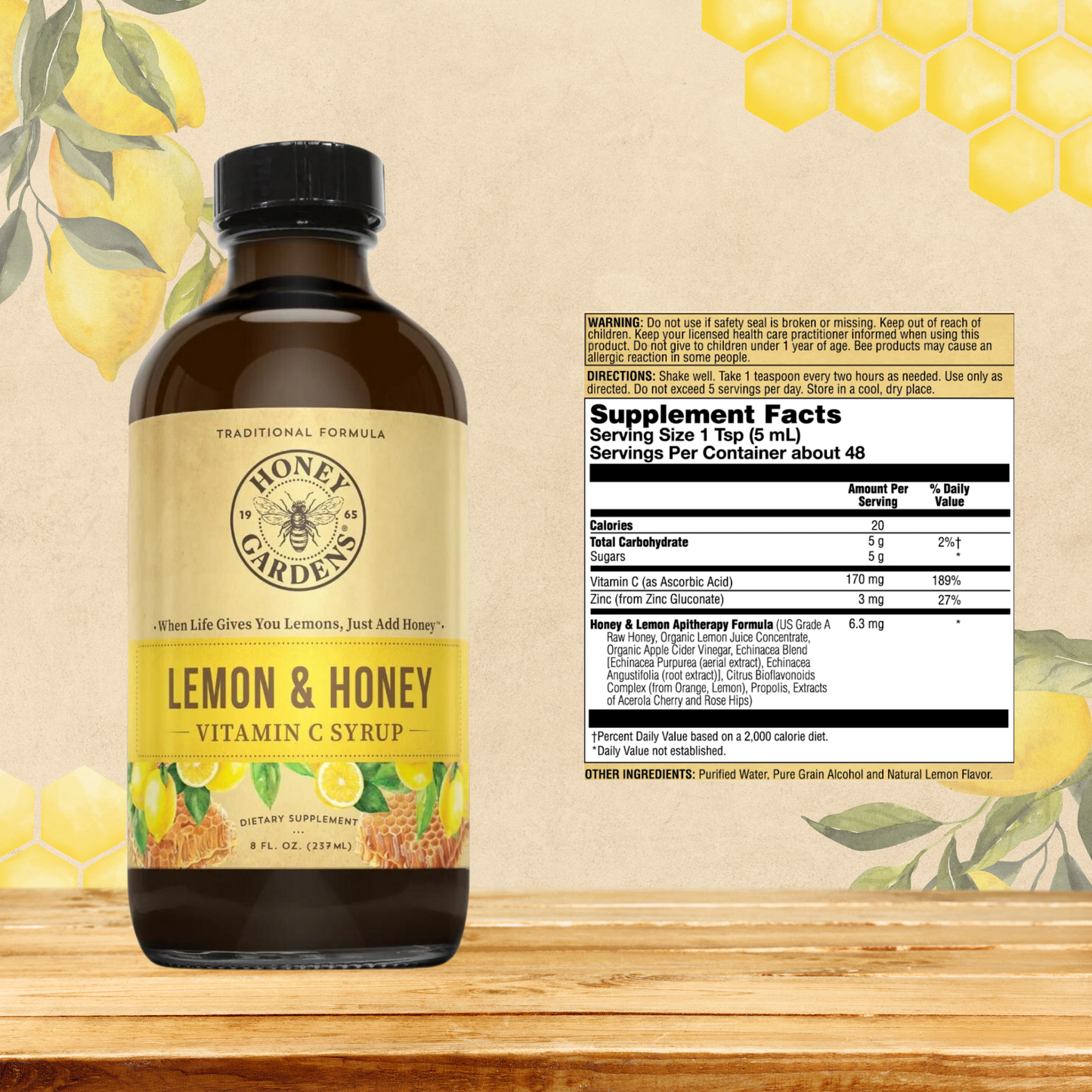 Lemon & Honey Vitamin C Syrup