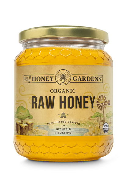 Raw Honey, Organic - 1 lb